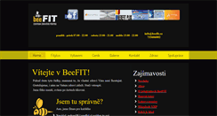 Desktop Screenshot of beefit.cz